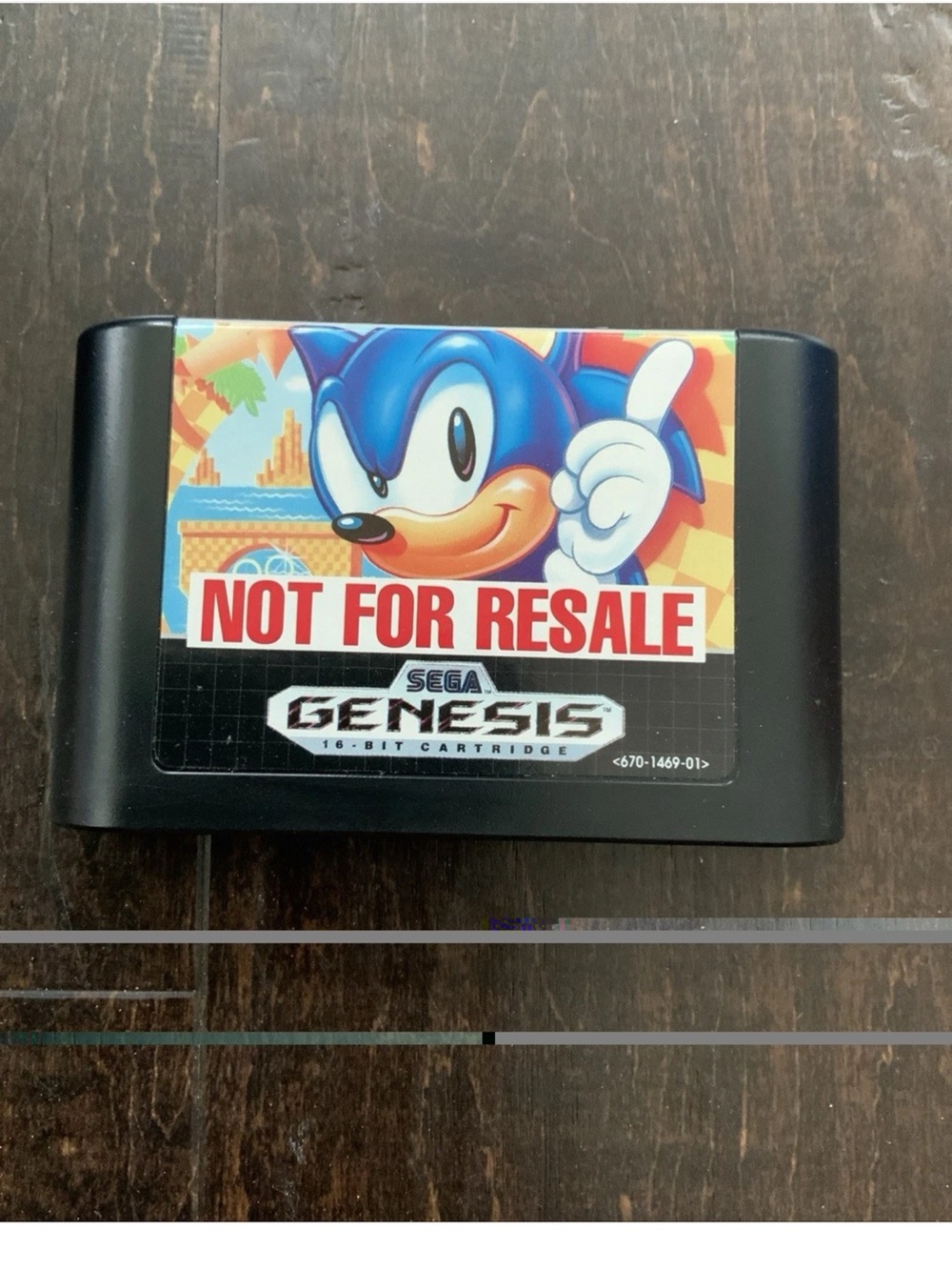 Sonic the Hedgehog Sega Genesis Not For Resale Version Complete CIB Authentic - Picture 3 of 10